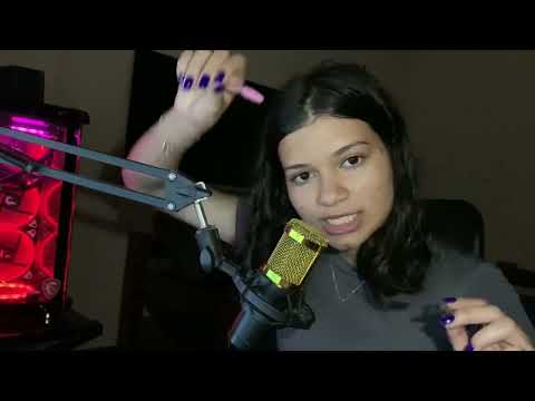 ASMR fazendo sua SOBRANCELHA pra te deixar RELAXADA 💤