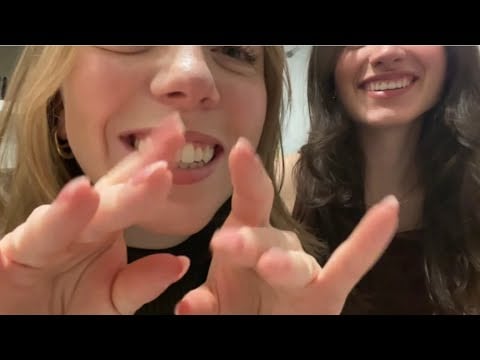 ASMR we try to give you tingles at a party *CHAOTIC*