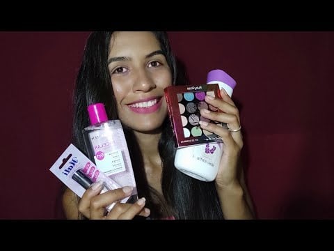 ASMR MOSTRANDO MINHAS COMPRINHAS 🛍️ / sons de embalagens