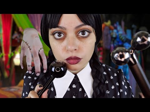 ASMR| Wednesday Addams Gives You a Soft Goth Makeover & Pamper (PERSONAL ATTENTION & LAYERED SOUNDS)