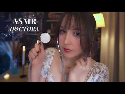 ⭐ASMR Examen de nervios craneales & curación de heridas 🕯️ Doctora de la mansión • ¿Quién eres tú?