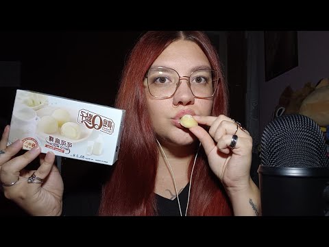 CREAM MOCHI (RELAXING CHEWY EATING SOUNDS) 😴💜 | ASMR ITA