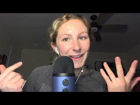 ASMR// MOUTH SOUNDS, INAUDIBLE WHISPER, HAND FLUTTERS😌