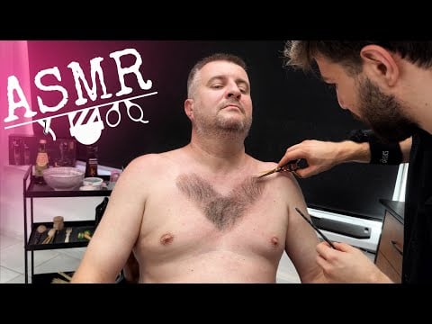 Heart-Shaped Chest Hair & Deep Massage — The Ultimate Body Grooming Experience