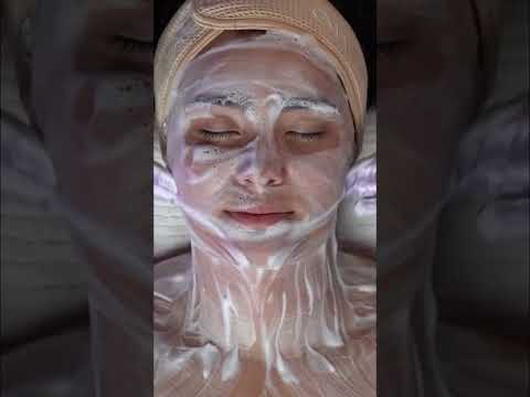 Foam Art & Gentle Massage: Spa Bliss You Need! #shorts