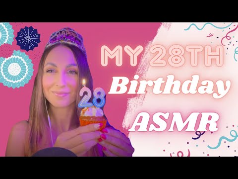 MY 28TH BIRTHDAY 🎉 Maquillate conmigo y Autobiografia en SOFT SPOKEN de mi recorrido como ASMRartist