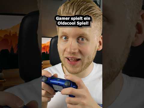 Gamer spielt ein Oldscool-Spiel #asmr