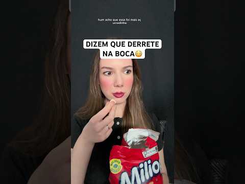 PROVANDO uma PIPOCA DOCE que MEU PAI TROUXE de CIANORTE 😻 🍿 #asmr #popcorn