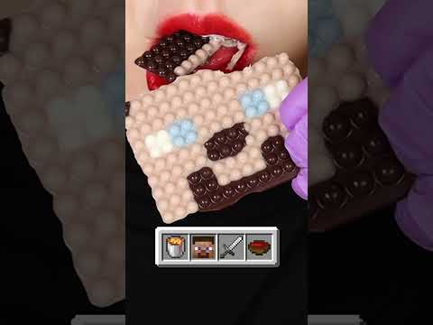MINECRAFT FOOD CHALLENGE ASMR 🧟