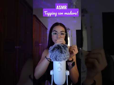 ASMR TAPPING CON MADERA/WOOD!💅🏼 | ASMR en español para dormir | #shortasmr | #asmrshorts | Pandasmr