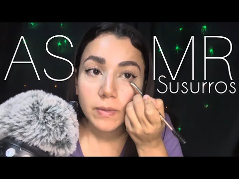 ASMR MAQUILLÁNDOME EN SUSURROS CON MAONO 