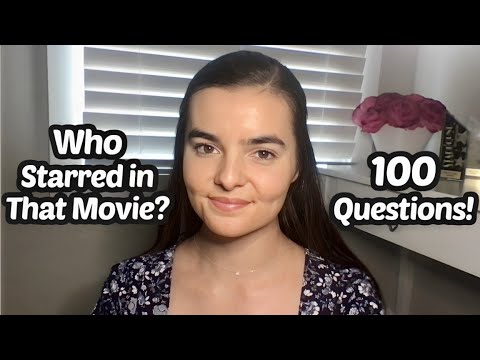 ASMR Whispering 100 Movie Trivia Questions | Can You Guess Who Starred