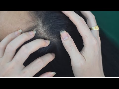 ASMR Intense Head Scratch, Tingly Hair Combing, Hair Parting, Sounds For Stress Relief