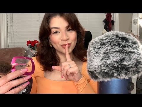 ASMR doing your makeup fast & aggressive but no talking 🤫
