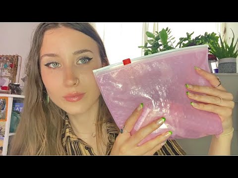 asmr | glossier unboxing haul (skincare & makeup)