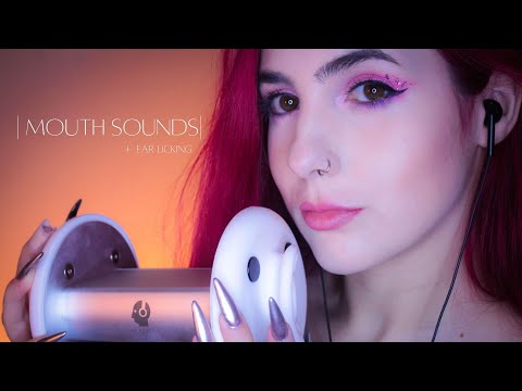 ASMR Mouth Sounds + Slow Ear Licking - The ASMR Index