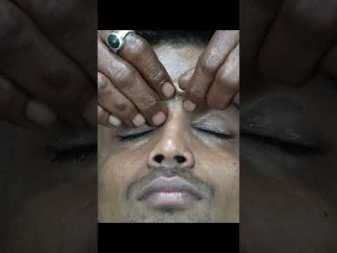 Uncle Barber Doing ASMR Head Massage With Neck Cracking | Deep Sleep ASMR Massage #shorts