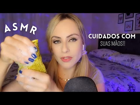 Cuidado com suas mãos até você dormir! ASMR