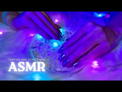 ASMR Tapping and Scratching on 7 Coasters🌙Low light for Sleep🫶(No talking,No mouth sounds)