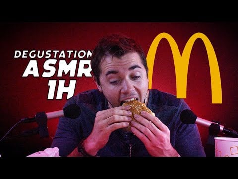 ASMR : DEGUSTATION MCDO ! 1H