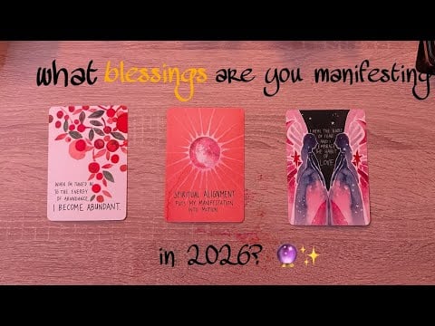 what ✨blessings✨are you manifesting in 2026? pick a card Tarot reading 🔮🤍