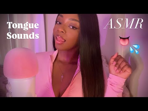 ASMR | SUPER TINGLY Tongue Sounds 🤍👅💦