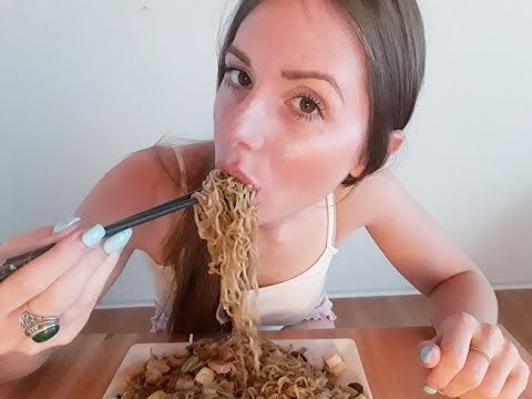 ASMR Mukbang / Eating Sounds NOODLES