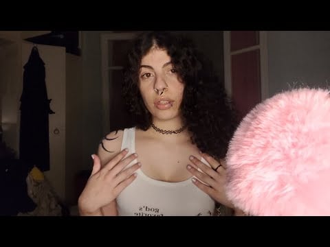 ASMR Click for INSTANT Tingles (fast fabric scratching, mouth sounds)