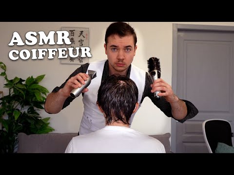 ASMR : Je COIFFE un MILLIONAIRE ! 💲( je stresse )