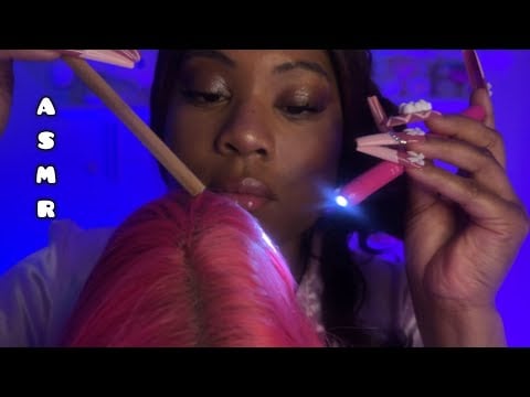POV: The Nurse Checks You for Lice with Tweezers, & Light Triggers (ASMR Lice Exam Roleplay)