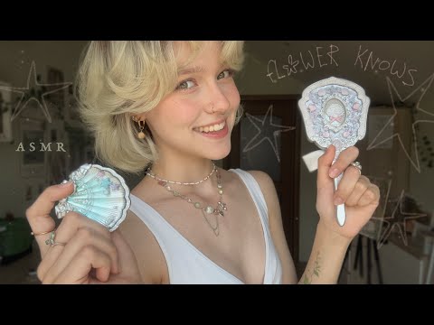 𝐴𝑆𝑀𝑅 ~ doing your makeup with @flowerknows products ࿐ 🐚