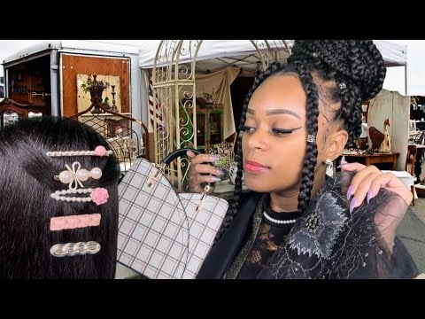 ASMR |💰Rich Aunty Spoils You At The Flea Market + Does Your Hair