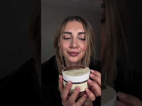 Relaxing ASMR💆🏻‍♀️😴🕯️🔥🪵 #candle sounds #wood sounds #facemassage #facescrub #asmr