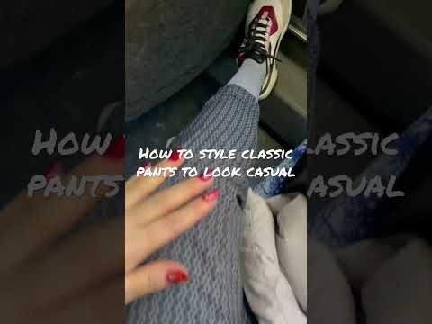 How To Style Classic Pants to Look Casual