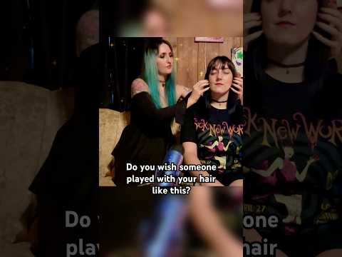 I wish someone did this to me Pt16 #asmr #asmrvideos #asmrhairplay #asmrrealperson #asmrhairbrushing