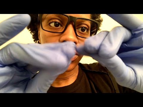 ASMR Dermatologist Quick Glowy Facial Roleplay 🧖 (glove sounds & personal attention)