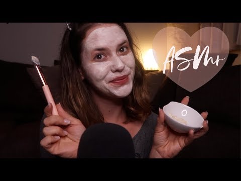 ASMR Wellness für mich ♡ Applying Face Mask | Entspannung in German/Deutsch