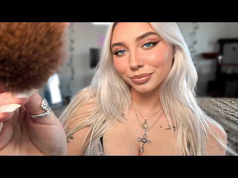 Ear to Ear Dry ASMR MASSAGE | Ear Tapping, Brushing & Soft Whispers