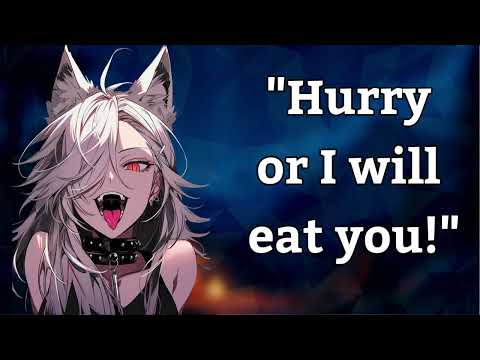 {Asmr} Werewolf girl threatens to eat you [f4a] [flirty] [cooking for her] [tsundere]