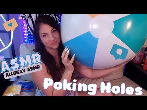ASMR poking holes in things