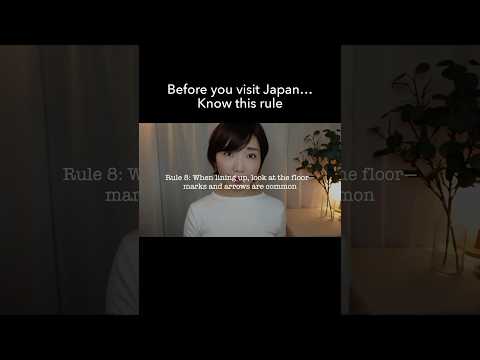 Japan’s Unspoken Rule ⑧: Follow the Floor Lines (ASMR)