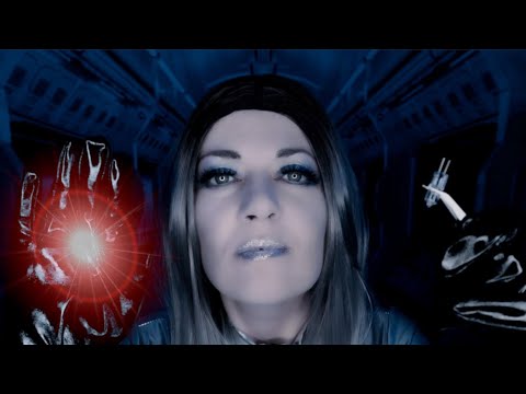 ASMR Alien Abduction Exam - Ear Implants, Probe, PVC Gloves, Lights & More! INTENSE Sci-Fi Tingles