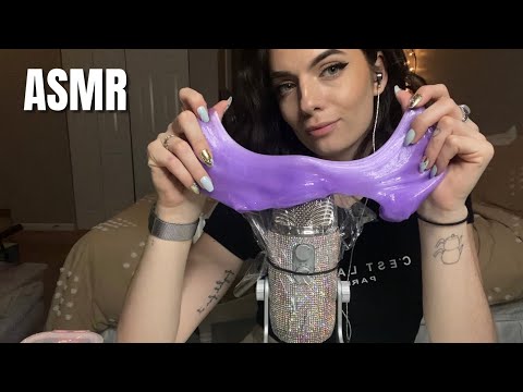 ASMR | slime on mic, super tingly!! | ASMRbyJ