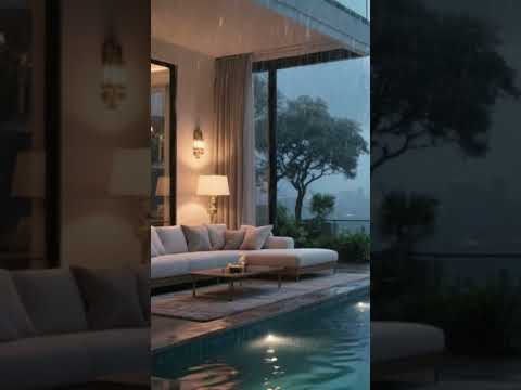 Cozy rain sounds for sleeping #shorts