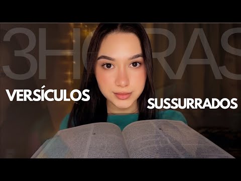 VOCÊ VAI DORMIR ouvindo isso | 3H de ASMR Cristão com Versículos Bíblicos Sussurrados