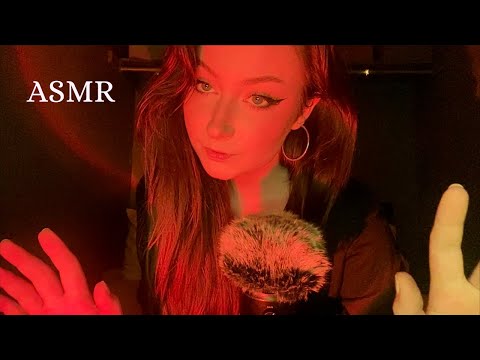 ASMR Fluffy Mic Scratching ♥︎ Clicky Whispers And Mouth Sounds