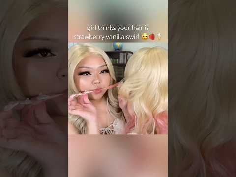 HAIR EATING ASMR  #asmr #mukbang
