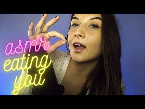 ASMR| eating you om nom nom nom pt.2(mouth sounds)