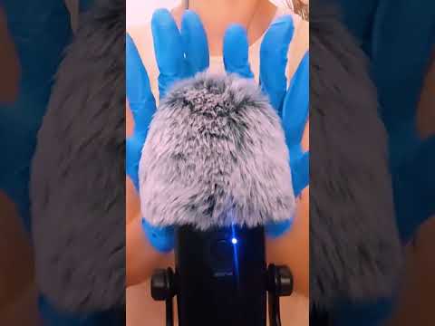 Blue Gloves ASMR #gloveasmr #tingles #fluffymic