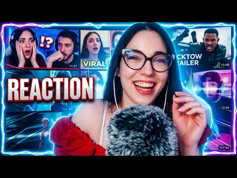 REAGISCO AI VIDEO DI GIULIA CROSSBOW, FRANCHINO ER CRIMINALE, PAOLA TRANE E ROSARIO MUNIZ ASMR 😱